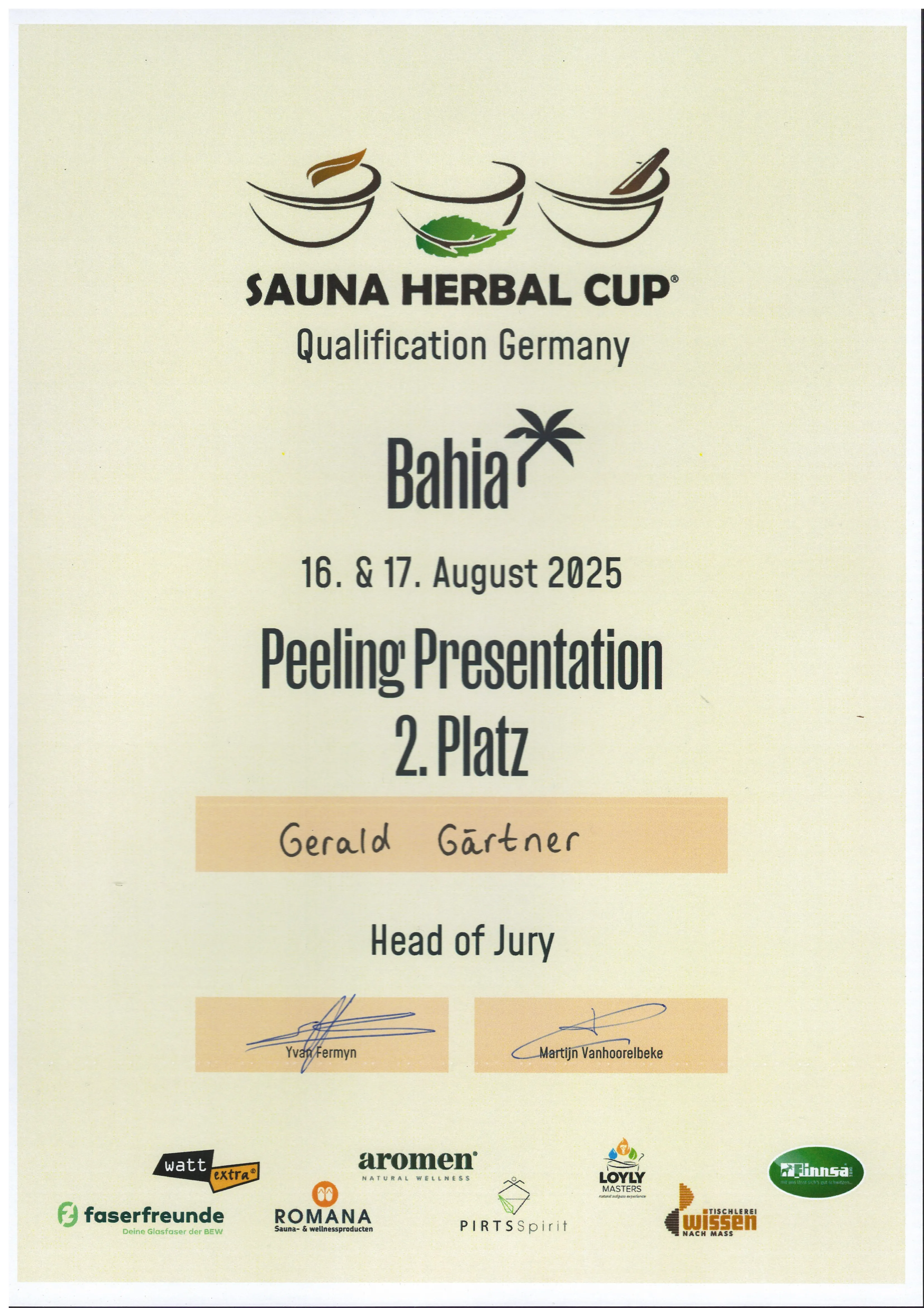 Sauna Herbal Cup 2025